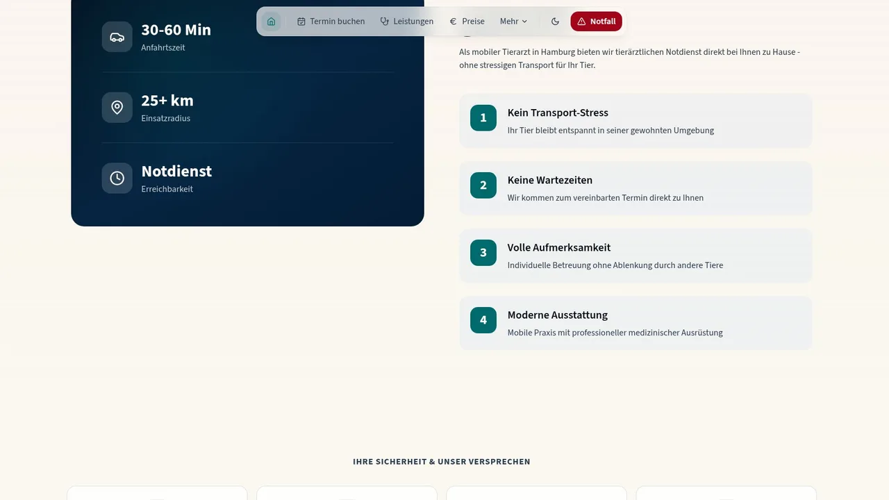 VetCar24 – Mobiler Tierarzt Hamburg: Vorteile im Überblick