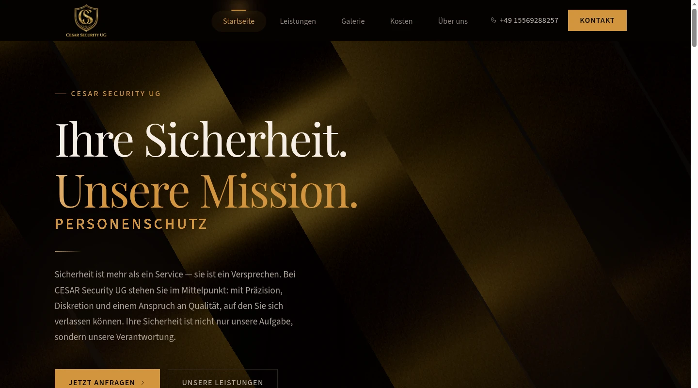 CESAR Security UG Website-Vorschau