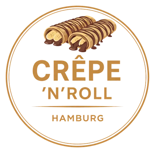 Crepe 'n' Roll Logo — Handgemachtes Crepe-Catering Hamburg